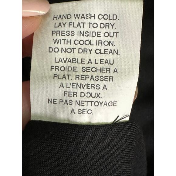 Velvet by Graham & Spencer Black V-Neck Knee Length Dress size Medium - Picture 5 of 16